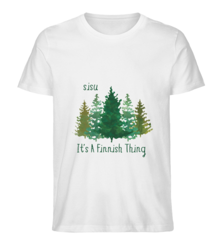 sisu It-s A Finnish Thing - Herren Premium Organic Shirt-7197